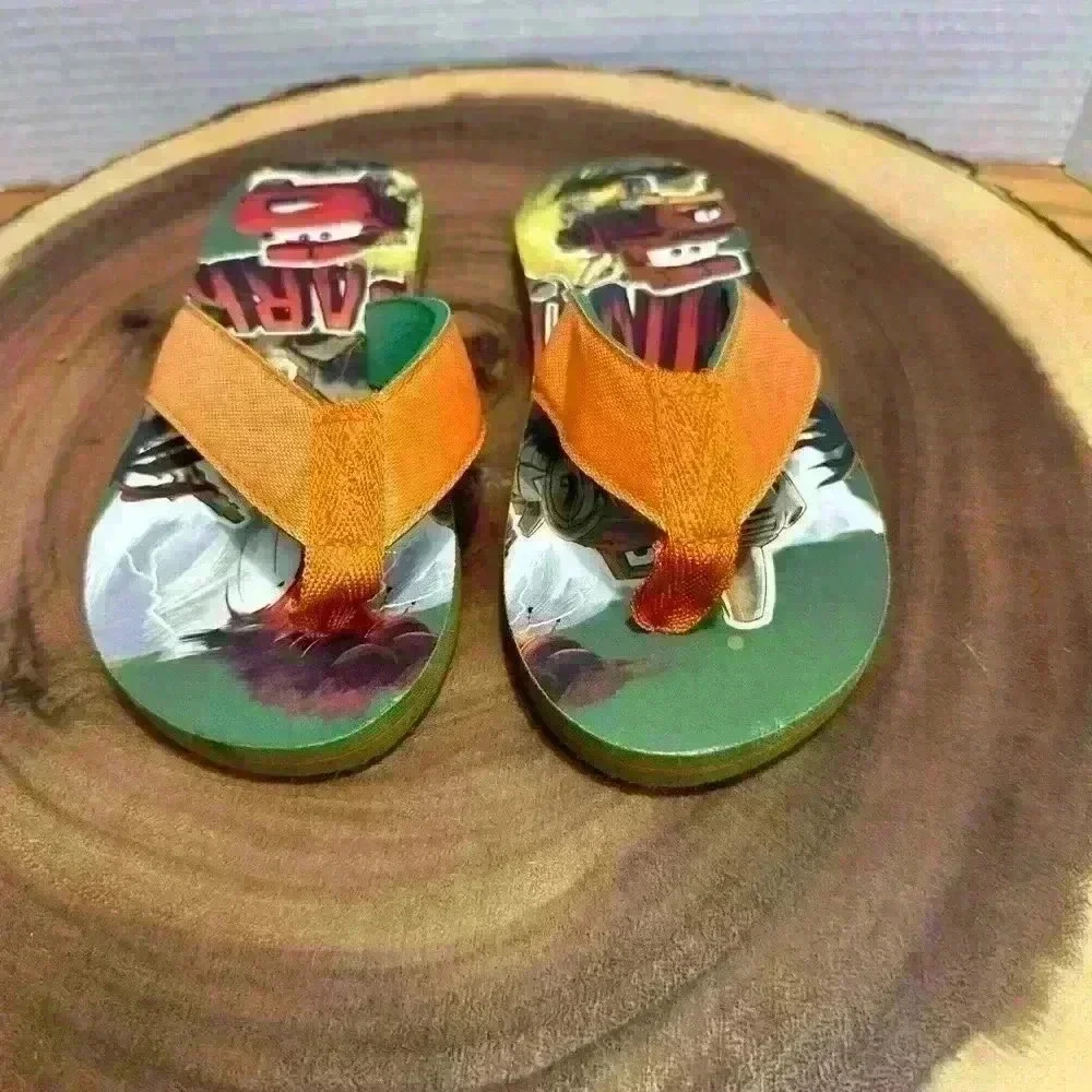 Disney Lightning McQueen and Mater Flip Flops for Kids – Cars on the Road 11/12